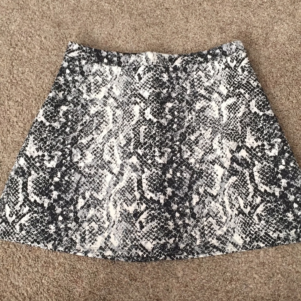 Abercrombie snake skin skirt